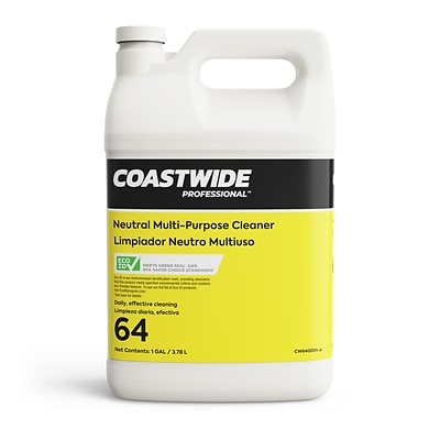 Coastwide Professional™ Multi-Purpose Neutral Cleaner 64, 3.78L, 4/Carton