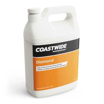 Coastwide Professional™ Floor Finish and Sealer Diamond, 3.78 L, 4/Carton