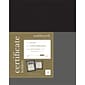 Southworth Certificate Holders, 8.5" x 11", Black, 10/Pack (PF18)