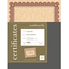 Southworth Foil Enhanced Parchment Certificates, 8.5 x 11, 24 lb., Parchment Finish, Copper, 25/Pa