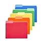 TRU RED™ Heavyweight File Folders, 1/3 Cut Tab, Letter Size, Assorted Colors, 50/Box (TR18363)