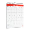 2020-2021 TRU RED™ Academic 11 x 8 Wall Calendar, Red/Black (TR54277-20)