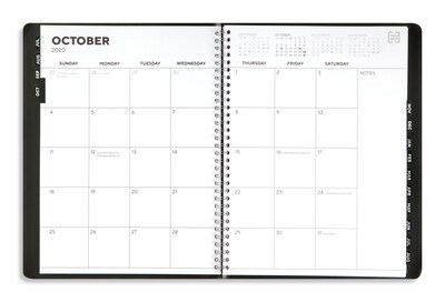 2020-2021 TRU RED™ Academic 8 x 11 Planner, Black (TR23572-20)