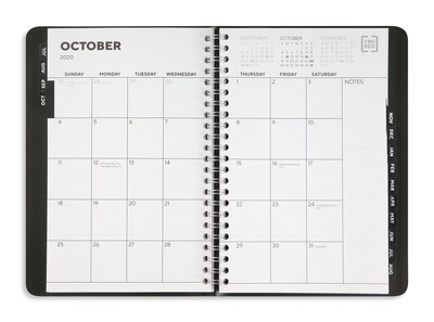 2020-2021 TRU RED™ Academic 5 x 8 Planner, Black (TR23570-20)