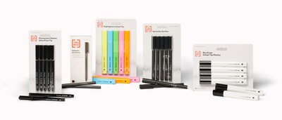 TRU RED™ Gel Pen, Ballpoint Pen,  Dry Erase Marker, Highlighter with Grip and  Permanent Marker Writing Bundle