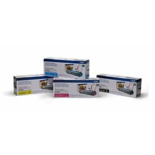 Brother TN221 Black/Yellow/Cyan/Magenta Toner Cartridge, Standard (4-pack)