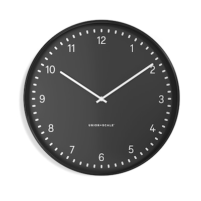 Union & Scale™ Essentials Wall Clock, Metal, 15 (UN57797)