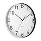 Union & Scale™ Essentials Wall Clock, Aluminum, 12" (UN57796)