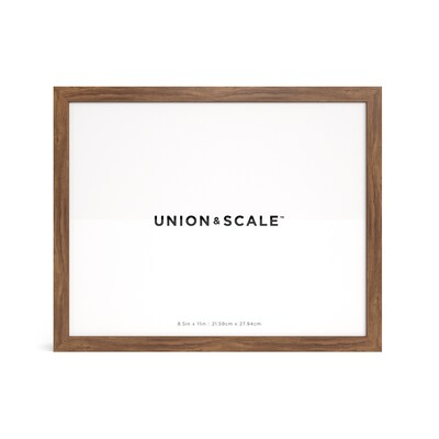 Union & Scale™ Essentials Wood Document Frame, Espresso (UN58063)