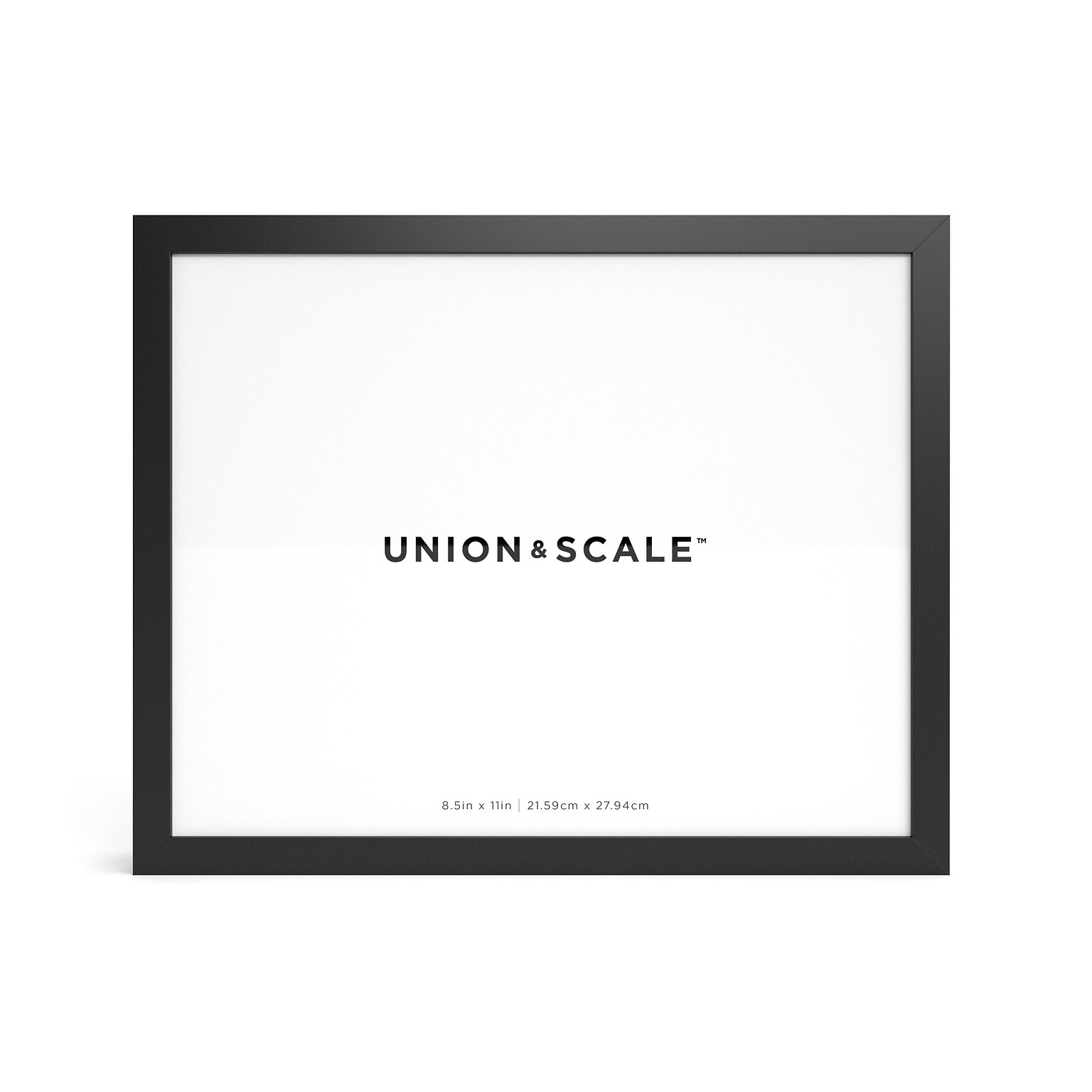 Union & Scale™ Essentials Wood Document Frame, Black (UN58039)