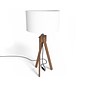 Union & Scale™ Essentials LED Table Lamp, Espresso/White (UN58020)