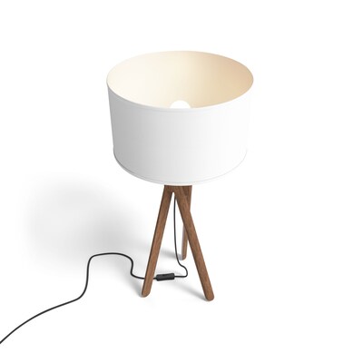 Union & Scale™ Essentials LED Table Lamp, Espresso/White (UN58020)
