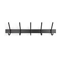 Union & Scale™ Essentials Wall Racks, Black, Zinc/Wood (UN58027)