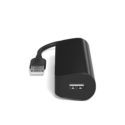 NXT Technologies™ 4-Port USB 2.0 Hub, Black (NX56850)