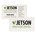 Custom Full Color Business Cards, ENVIRONMENT Ultra Bright White 80#, Flat Print, 2-Sided