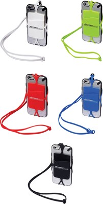 Custom Strappy Phone Holder With Lanyard And Pocket