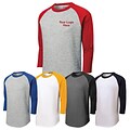 Custom Sport-Tek® Screen Printed Raglan Jersey T-Shirt