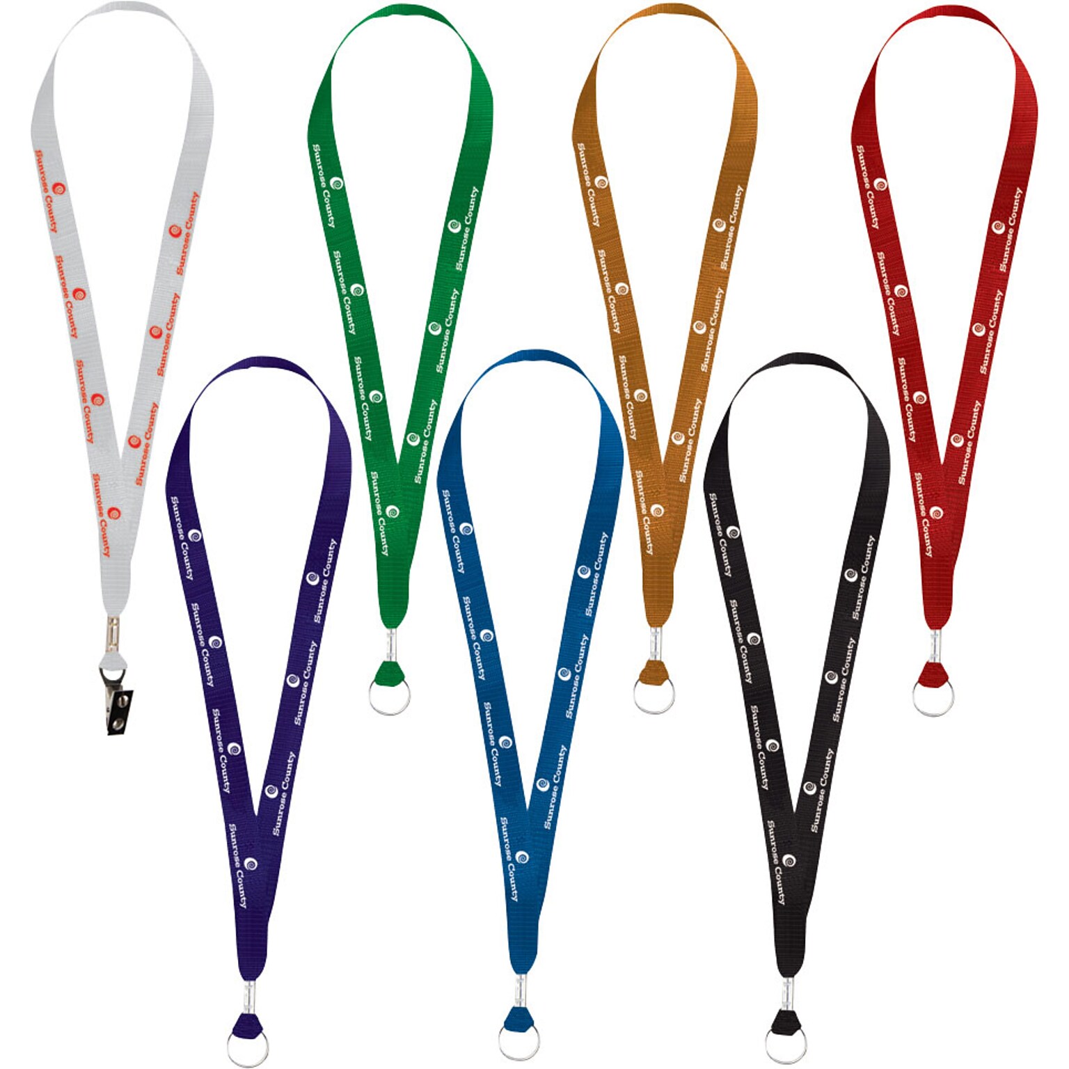 Custom Nylon Web Lanyards