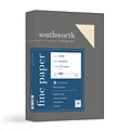 Southworth Granite 8.5 x 11 Specialty Paper, 24 Lbs., Smooth, 500/Box (934C)