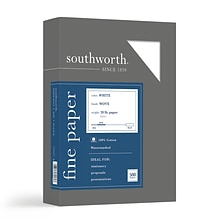 Southworth 8.5W x 11L Business Paper, 20 lbs., Wove Finish, 500/Box (13C)