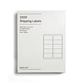 Baseline Laser/Inkjet Blank Shipping Labels, 2 x 4, White, 10 Labels/Sheet, 250 Sheets/Pack, 2500 Labels/Box (BL58261)