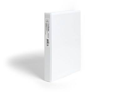BASELINE™ 1 3-Ring View Binders, White (BL58139)