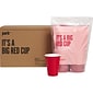 Perk™ Plastic Cold Cup, 16 Oz., Red, 500/Carton (PK54359CT)