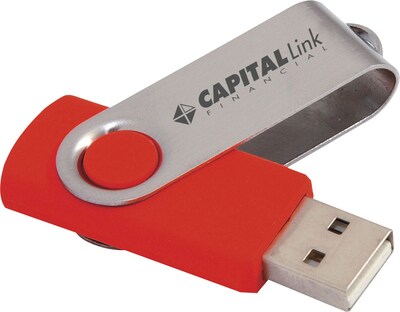 Custom USB 2GB Rotate Flash Drive