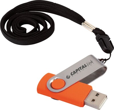 Custom USB 2GB Rotate Flash Drive