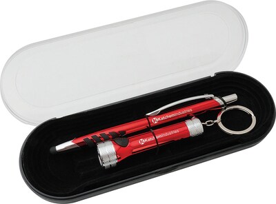 Custom Stylus Classic Pen And Vibrant Key Ring