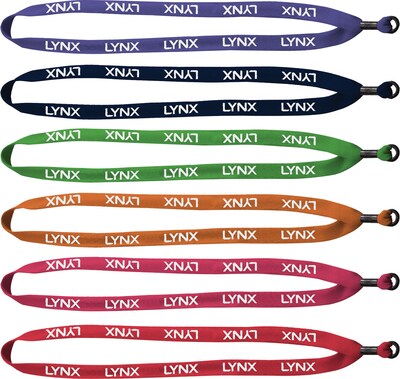 Custom Polyester Shoelace Lanyard 5/8