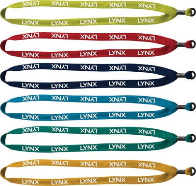 Custom Polyester Shoelace Lanyard 5/8