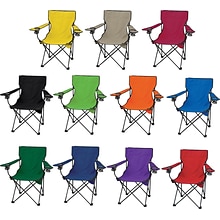 Custom Full Color Folding Chair With Carrying Bag