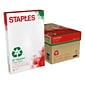 Staples 30% Recycled 11" x 17" Copy Paper, 20 lbs., 92 Brightness, 500 Sheets/Ream, 5 Reams/Carton (112390)