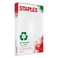 Staples 30% Recycled 11" x 17" Copy Paper, 20 lbs., 92 Brightness, 500/Ream (112390)