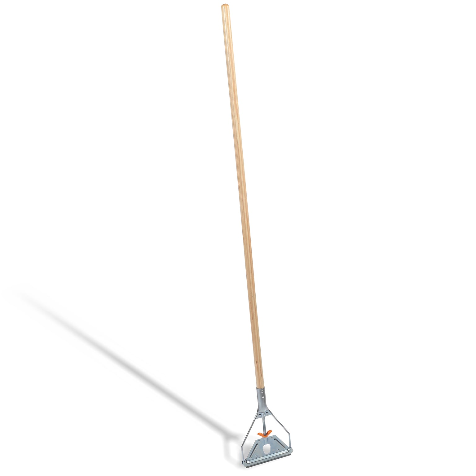 Coastwide Professional™60 Side Gate Wood Wet Mop Handle, Galvanized Metal Head (CW58007)