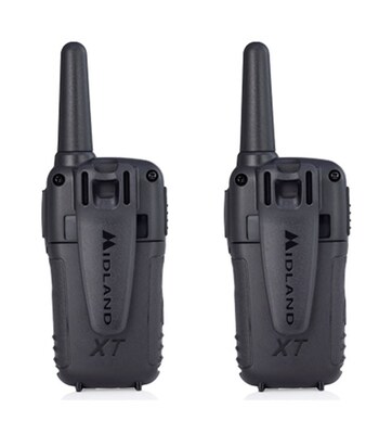 MIDLAND RADIO X-Talker Two-Way Radios, Black/Orange, 2/Pack (T51VP3)