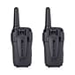 MIDLAND RADIO X-Talker Two-Way Radios, Black/Orange, 2/Pack (T51VP3)