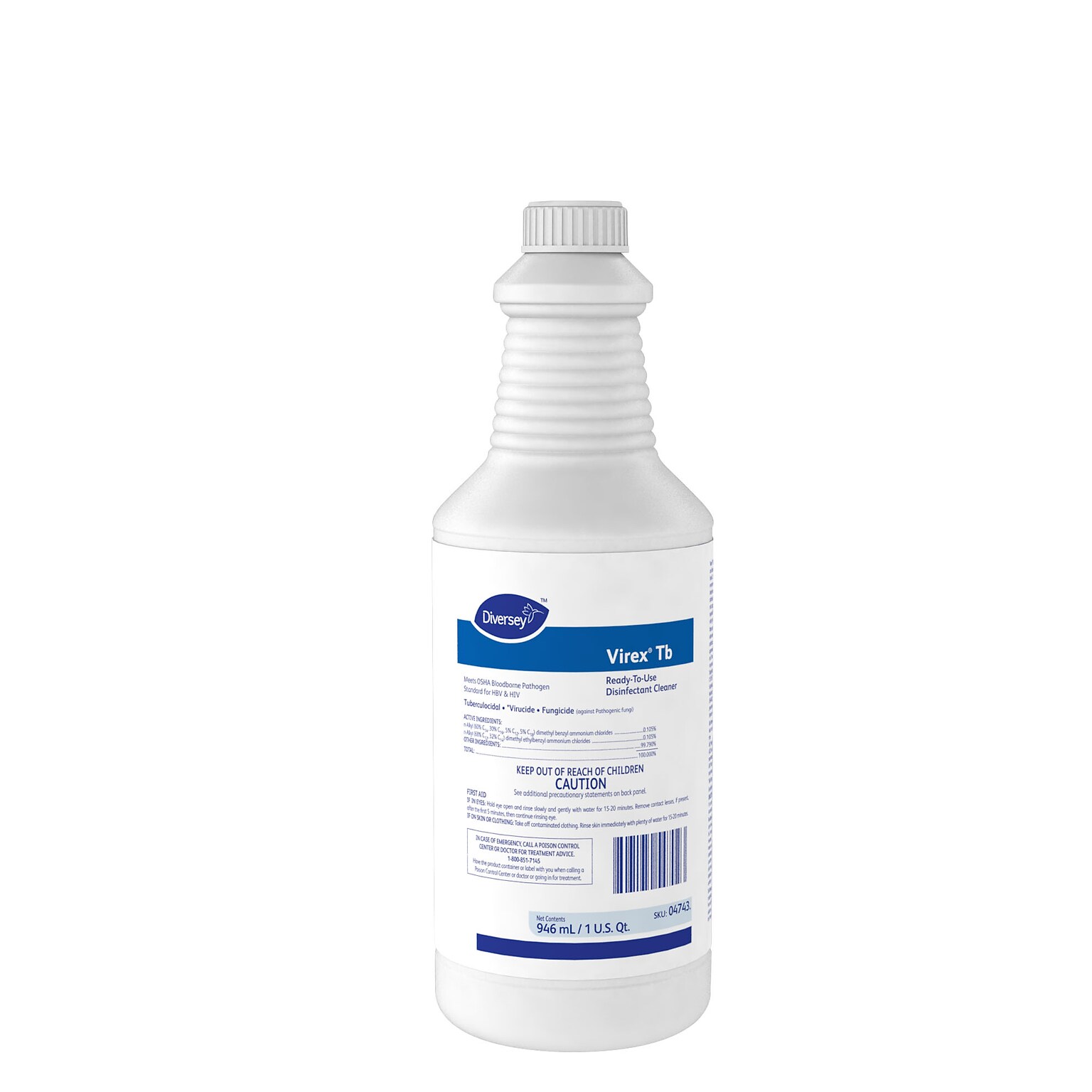 Virex Tb Disinfectant Spray, Lemon, 32 Oz. (04743)