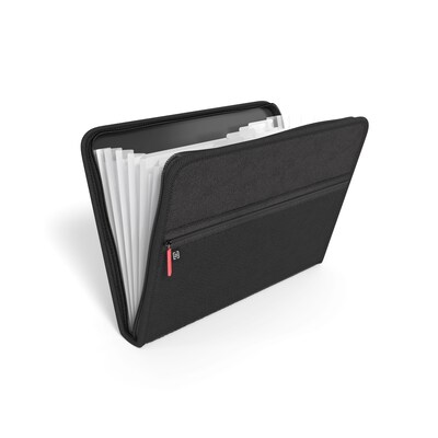 TRU RED™ Accordion File, 7-Pocket, Letter Size, Black (TR51818)