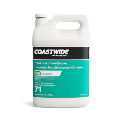 Coastwide Professional Toilet and Urinal Cleaner 71, 3.78L, 4/Carton (CW710001-A)