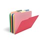 Staples Heavyweight File Folders, 1/3 Cut Tab, Letter Size, Assorted Colors, 50/Box (TR18363)