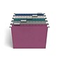 TRU RED™ Hanging File Folders, 5-Tab, Letter Size, Assorted Jewel Tone Colors, 25/Pack (TR58173)