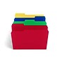 Staples Heavyweight File Folders, 3-Tab, Letter Size, Assorted Colors, 24/Pack (TR10741)