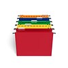 Staples Hanging File Pockets, Letter Size, Assorted Colors, 5/Pack (TR36330)