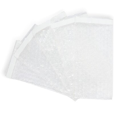 Coastwide Professional™ 4" x 7.5" Self-Seal 3/16" Bubble Bags, 500/Carton (CW53980)