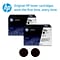 HP 55A Black Toner Cartridge, Standard (CE255A), 2-Pack