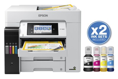 Epson EcoTank® Pro ET-5880 Wireless All-in-One Cartridge-Free SuperTank Office Printer with PCL/Post