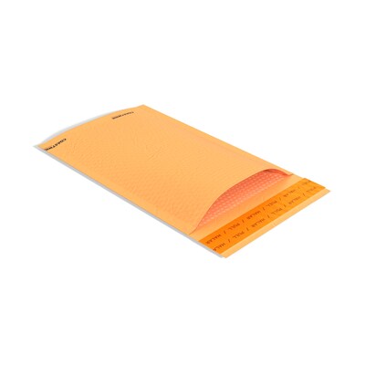Coastwide Professional™ 6.75 x 9 Self-Sealing Bubble Mailer, #0, Kraft, 250/Pack (CW56637B)
