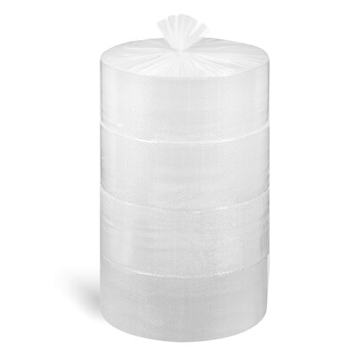 Coastwide Professional 3/16" Bubble Roll, 12" x 500', Clear, 4/Bundle (CW57813)